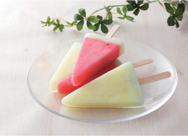 【冷凍】スイカ&メロンバー420ml(70ml×2種×3本)×9箱 ろって - 画像 (3)