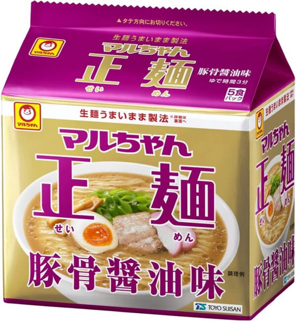 マルちゃん正麺 豚骨醤油 5食×6個