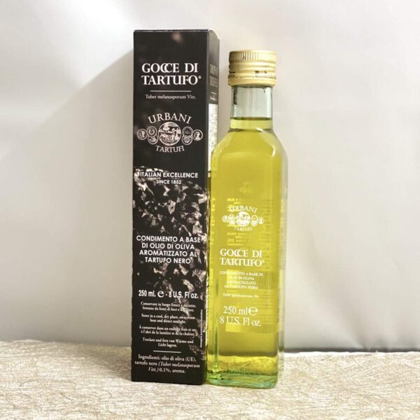 ウルバーニ 黒トリュフオイル 250ml イタリア産 高級 オリーブオイル イタリア屋 タニーチャ 木箱入り - 画像 (2)