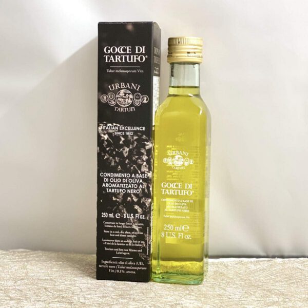 ウルバーニ 黒トリュフオイル 250ml イタリア産 高級 オリーブオイル イタリア屋 タニーチャ 木箱入り - 画像 (4)