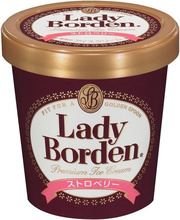ロッテ レディーボーデン パイントストロベリー 470ml×8袋