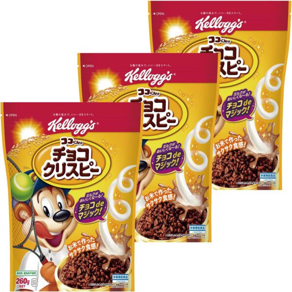 ケロッグ ココくんのチョコクリスピー 袋 260g×3個セット