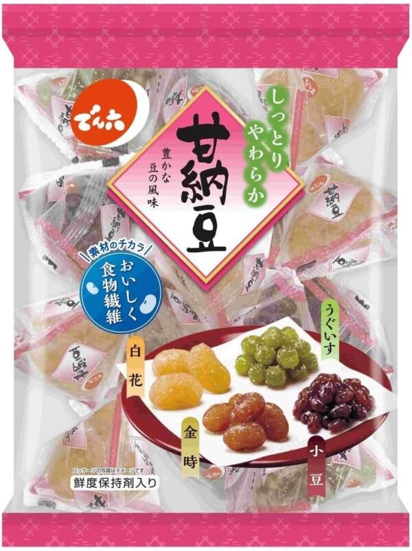 でん六 小袋甘納豆テトラ 235g × 6袋