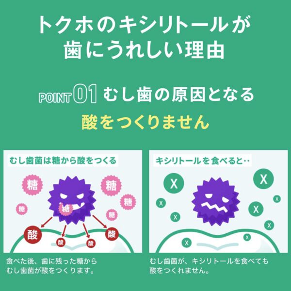 【トクホ】ロッテ キシリトールガム フレッシュミント ファミリーボトル 143g - 画像 (5)