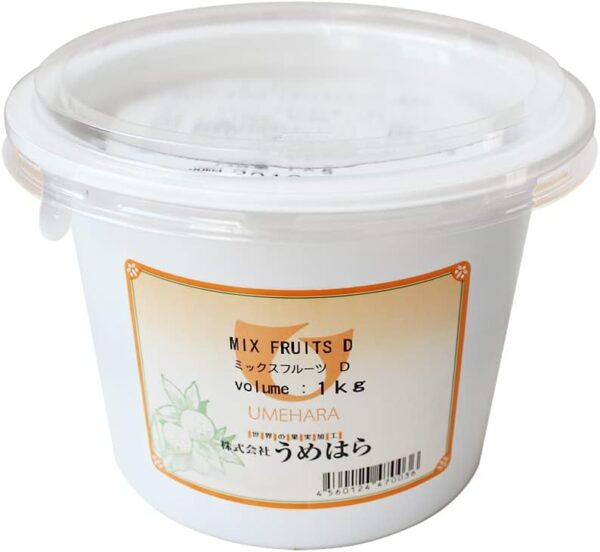 ミックスフルーツD うめはら 1kg 漬け込みフルーツ - 画像 (2)