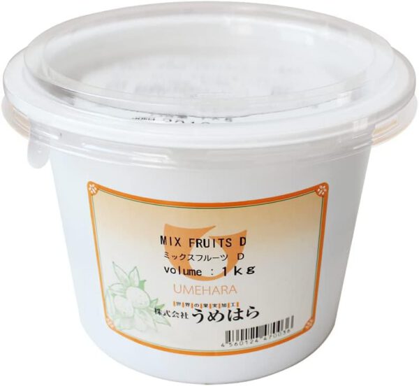 ミックスフルーツD うめはら 1kg 漬け込みフルーツ - 画像 (2)