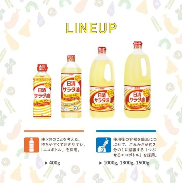 日清オイリオ サラダ油 コレステロールゼロ 1500g - 画像 (5)