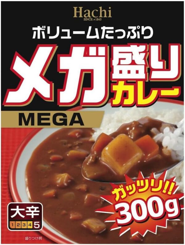 ハチ食品 メガ盛りカレー大辛 300g×20個