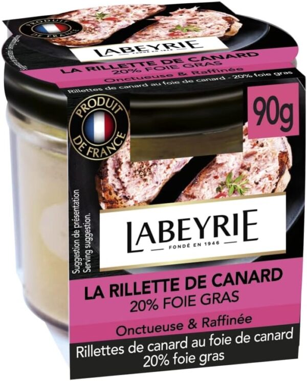 LABEYRIE(ラベリ) 鴨肉 の リエット フォアグラ 入り 90g (ペアリング 白ワイン)