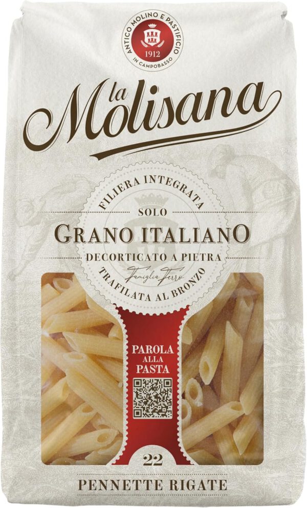 ラ・モリサーナ ペンネッテ・リガーテ・ブロンズ(No.22) 500g