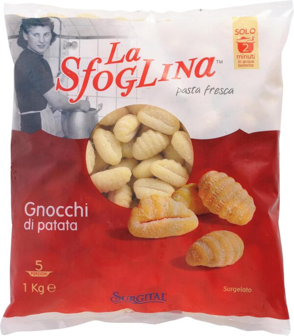 「冷凍」ラ・スフォリーナ 冷凍ニョッキ・ディ・パターテ 1000g×2