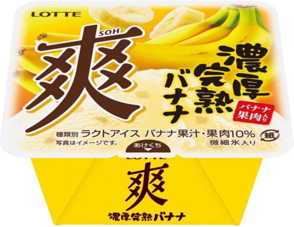 【冷凍】爽 濃厚完熟バナナ185ml×18個 ろって