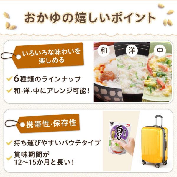味の素 玉子がゆ 250g×9個 - 画像 (4)