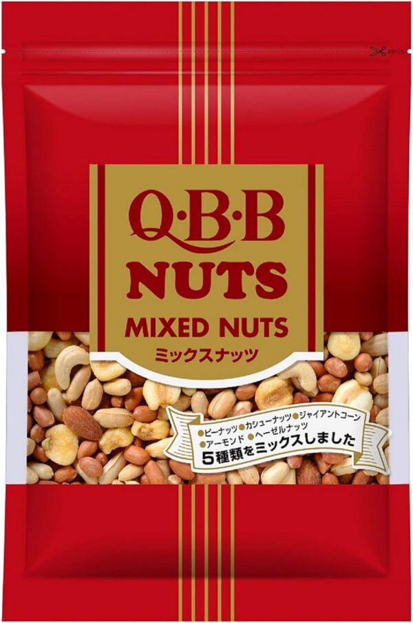 QBB ミックスナッツ500g(ジッパー付き)