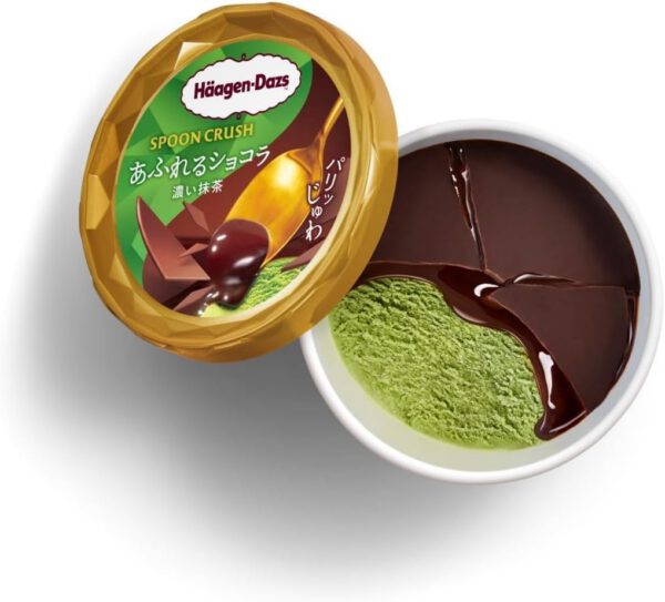ハーゲンダッツ SPOON CRUSH あふれるショコラ 濃い抹茶 81ml (12個) - 画像 (3)