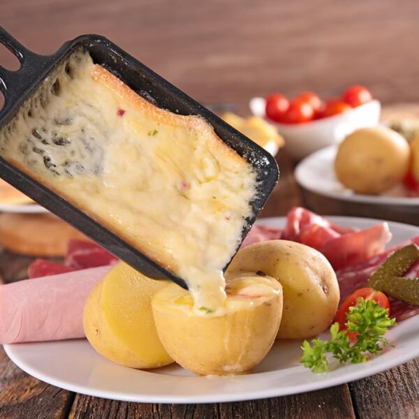 スイスムー ラクレットスライス 100g スイス産 グリーンペッパー・パプリカ 2種セット - 画像 (2)
