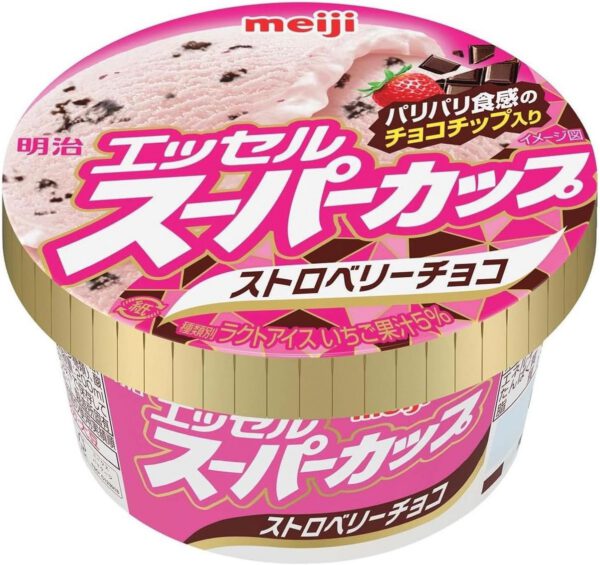 明治 スーパーカップ ストロベリーチョコ200ml×24個