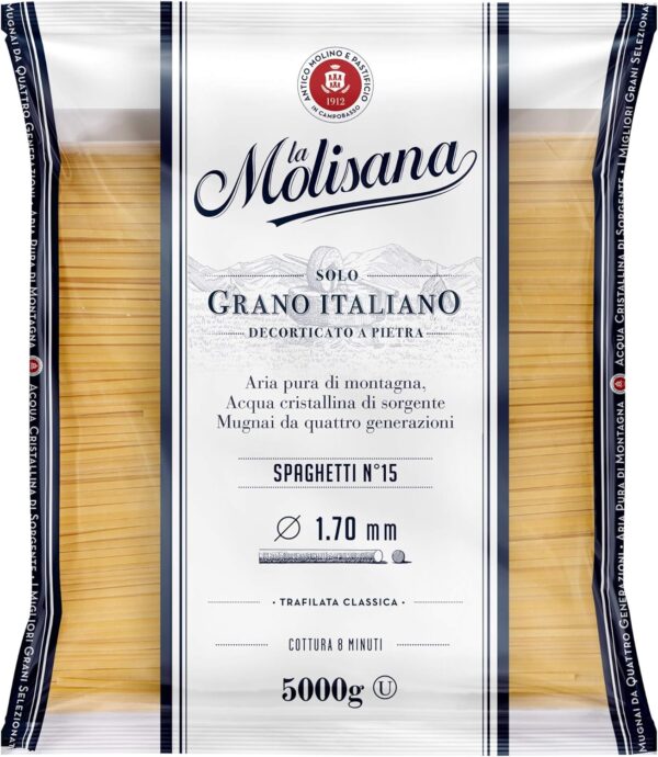 La Molisana(ラ・モリサーナ)スパゲッティ イタリア産 パスタ 1.7mm(No.15) 5kg