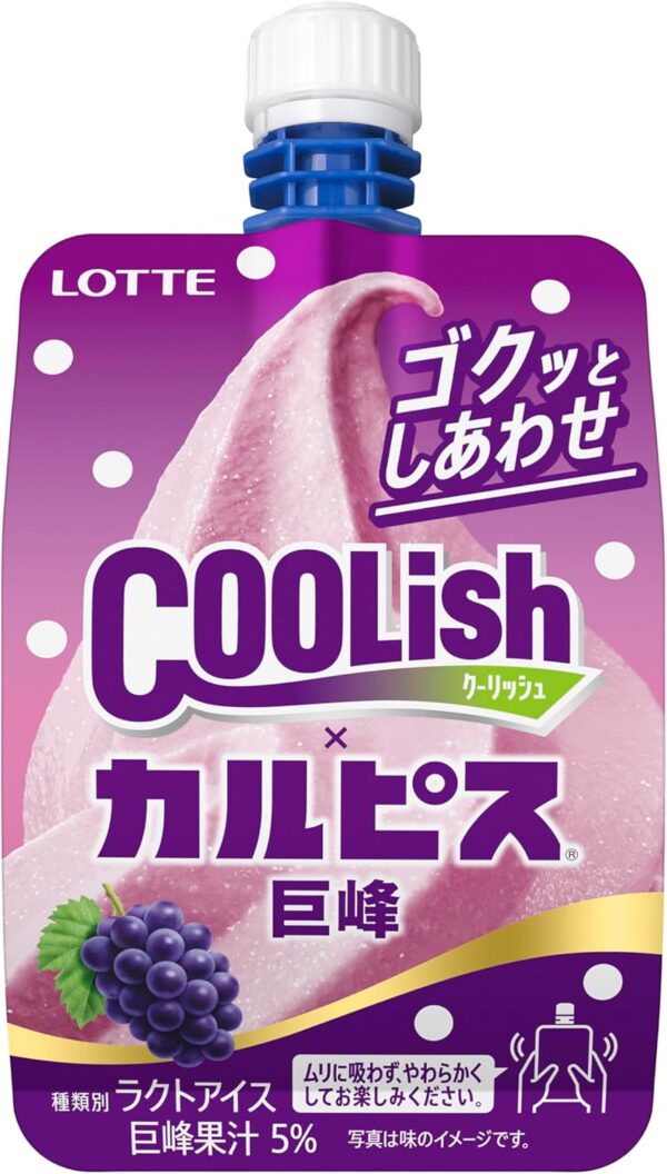 【冷凍】クーリッシュ カルピス巨峰140ml×24個 ろって
