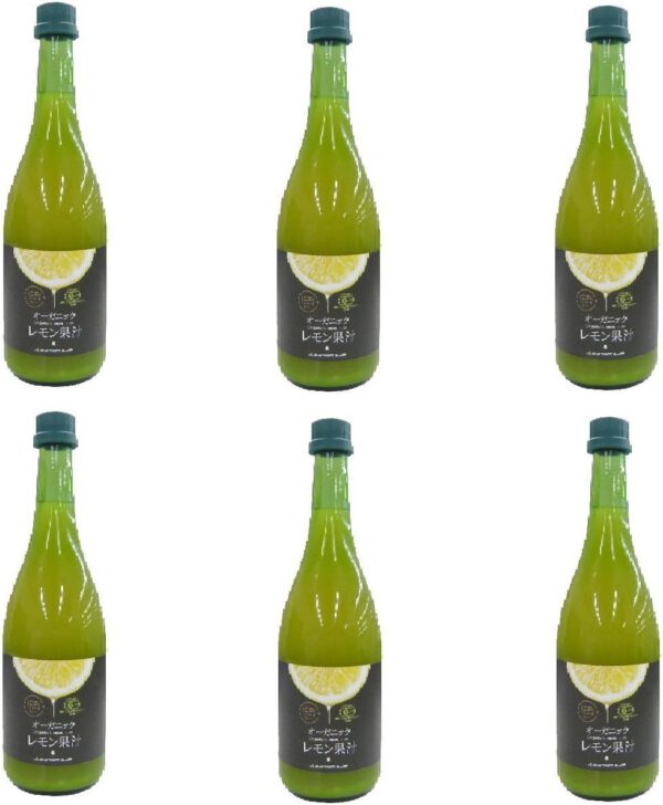 有機レモン果汁 720ml ×6本(1ケース)