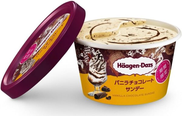 ハーゲンダッツ バニラチョコレートサンデー 110ml (12) - 画像 (3)