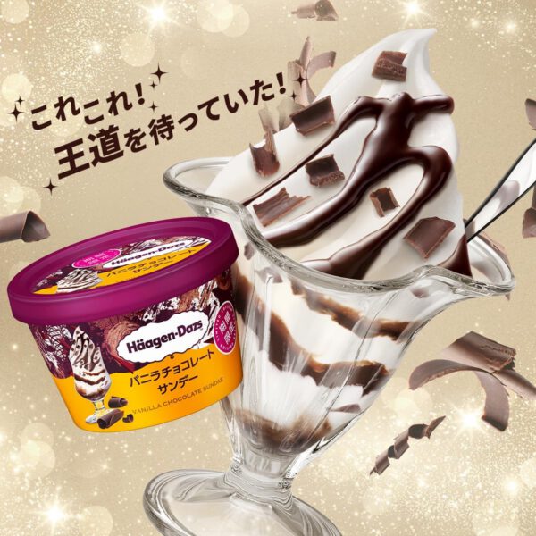 ハーゲンダッツ バニラチョコレートサンデー 110ml (12) - 画像 (4)