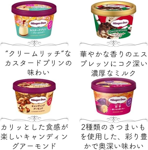 ハーゲンダッツ アイスクリーム ミニカップ10個 ギフト セット - 画像 (6)