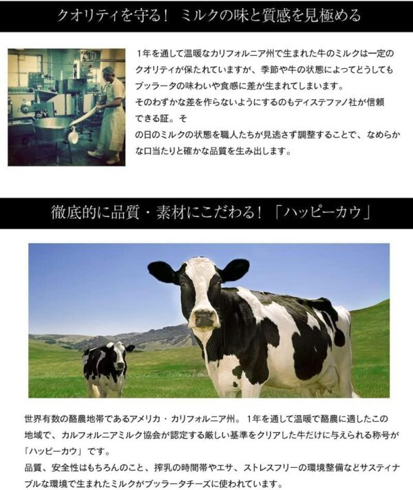 ディステファノ社 ブラータチーズ56g - 画像 (5)