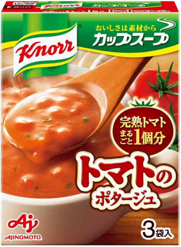 クノール カップスープ 完熟トマトまるごと1個分使ったポタージュ 3袋入箱×10個 味の素