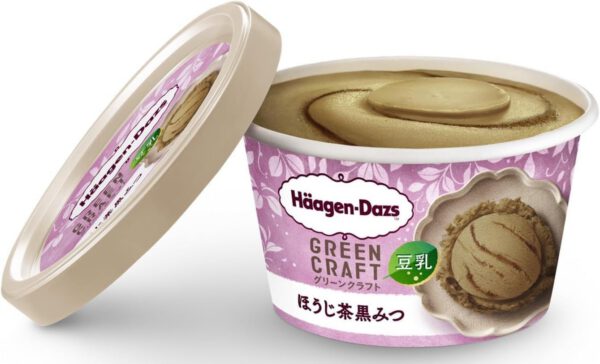 ハーゲンダッツ GREEN CRAFT ほうじ茶黒みつ110ml (12個) - 画像 (3)