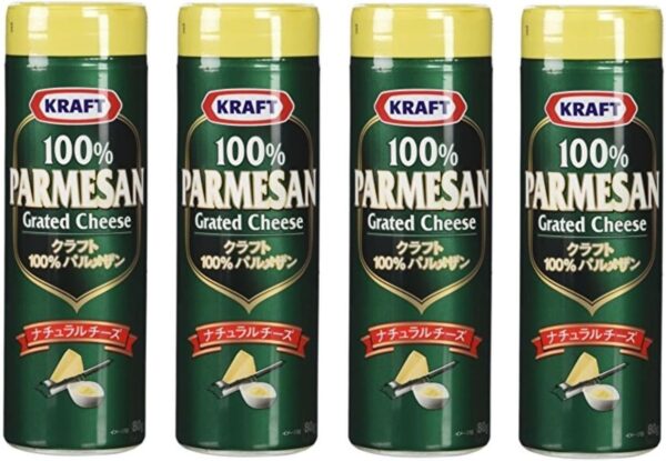 【まとめ買い】クラフト 100%パルメザンチーズ 80g × 4個