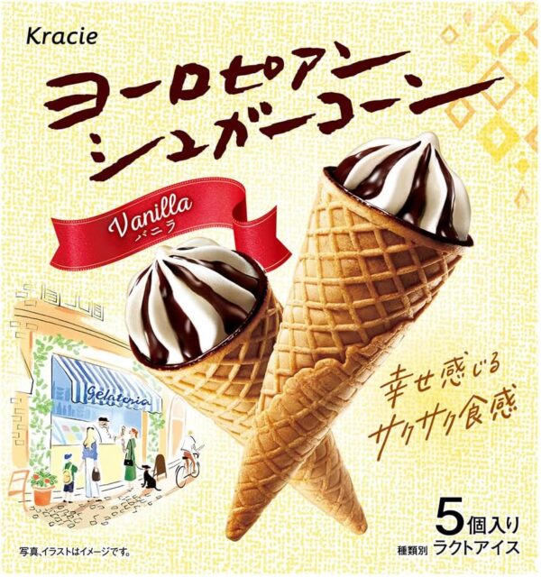 クラシエ ヨーロピアンシュガーコーン バニラ5個×6入