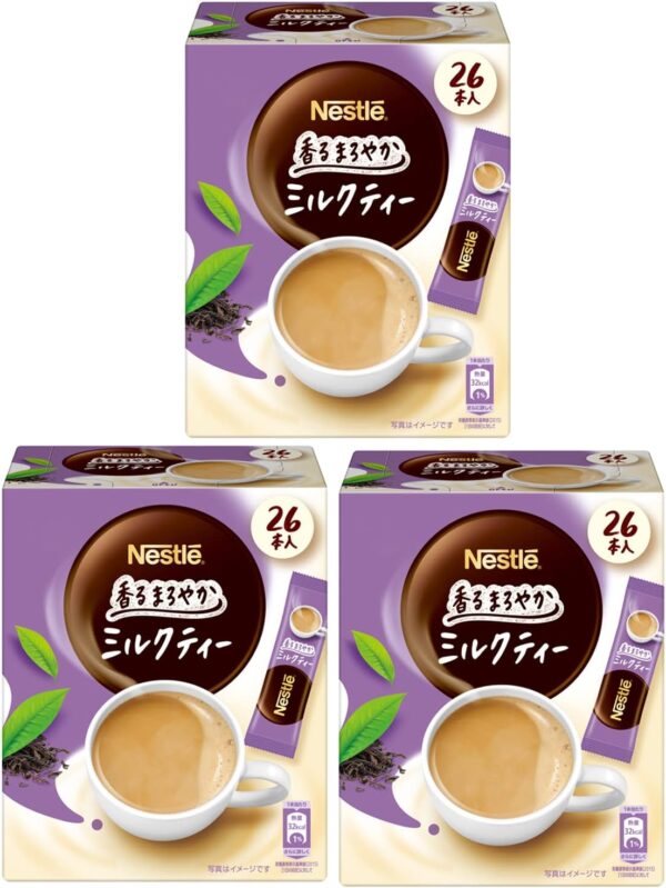 ネスレ 香るまろやか ミルクティー スティック 26P×3箱