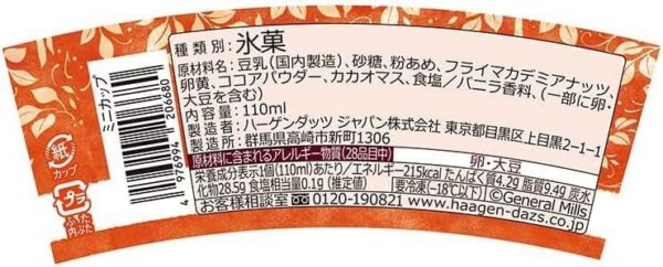 ハーゲンダッツGREEN CRAFT 豆乳チョコレート&マカデミア110ml (12個) - 画像 (2)