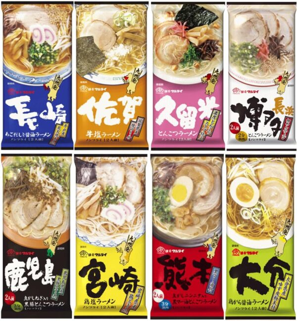 棒ラーメン 九州ご当地 シリーズ 2食 8種 詰め合わせ マルタイ ラーメン とんこつ 塩 醤油 各種