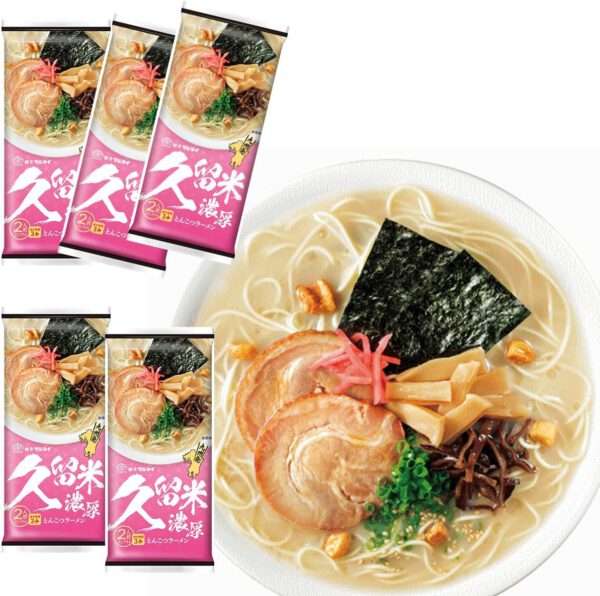 博多食材工房 お土産/福岡 マルタイ棒ラーメン 久留米濃厚とんこつラーメン 10食分(2食×5袋) 067-910-5 p