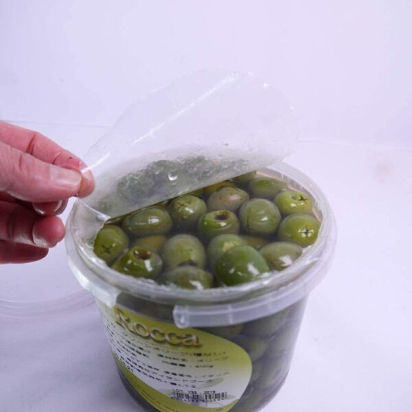 グリーンオリーブ(種無し)ラロッカ 400g イタリア産 - 画像 (4)