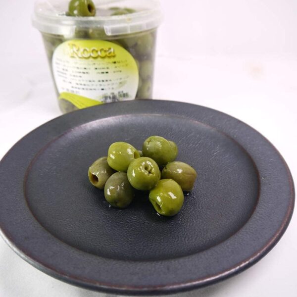 グリーンオリーブ(種無し)ラロッカ 400g イタリア産 - 画像 (5)