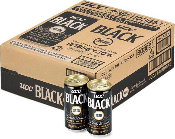 UCC BLACK無糖 缶コーヒー185ml×30本 - 画像 (2)