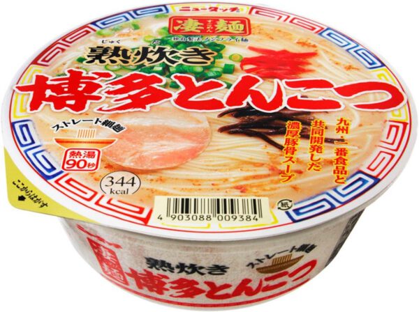 ニュータッチ 凄麺 熟炊き博多とんこつ 105g×12個