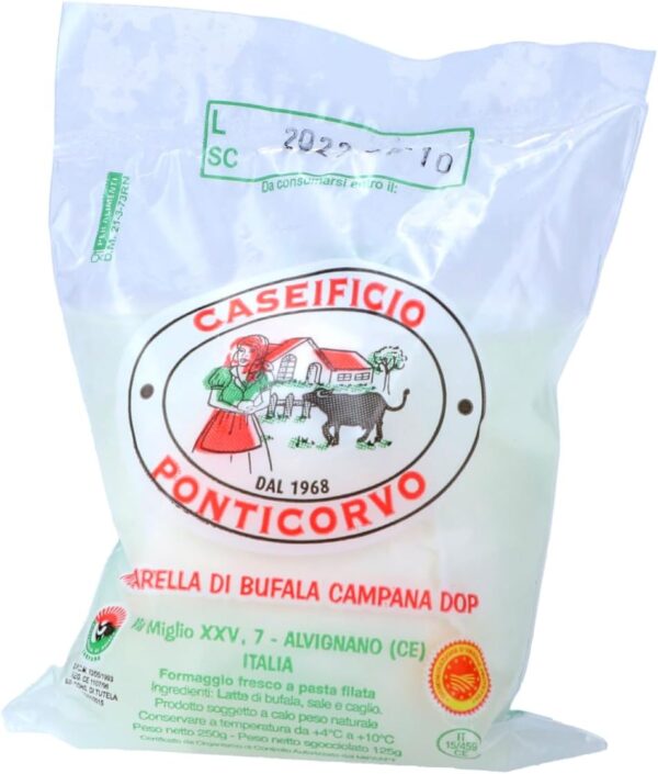 イタリア産 ポンティコルヴォ モッツァレラ チーズ ブッファラ 125g 水牛 フレッシュチーズ