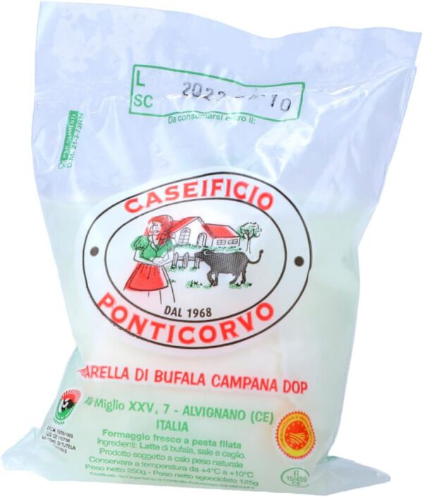 イタリア産 ポンティコルヴォ モッツァレラ チーズ ブッファラ 125g 水牛 フレッシュチーズ