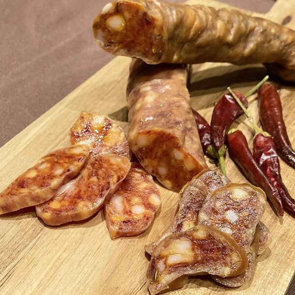 サラミ サルシッチャ ドルチェ ピッカンテ 食べ比べ 2本セット 各100g 北海道産 アンティカ サルメリア - 画像 (4)