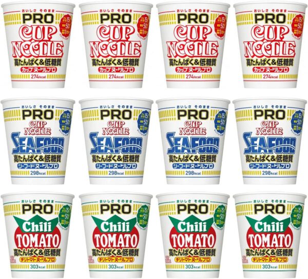 日清 カップヌードルPRO 3種12食 高たんぱく&低糖質