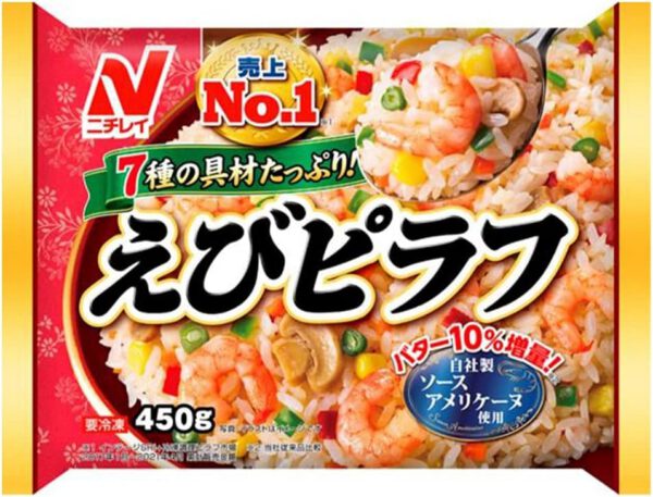 [冷凍]ニチレイフーズ えびピラフ 450g×12個