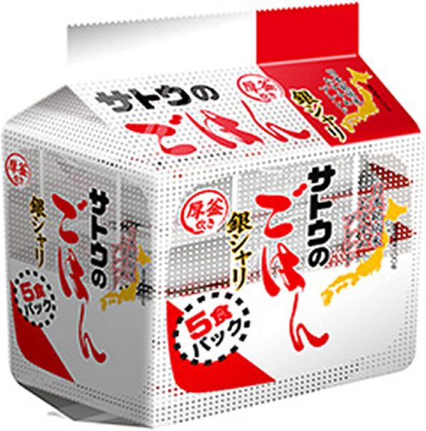 サトウ食品 サトウのごはん 銀シャリ 200g 5食パック 4個セット 20食 - 画像 (2)