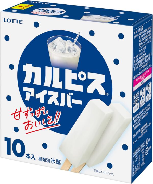 ロッテ カルピスアイスバーマルチ43ml×10本×8箱