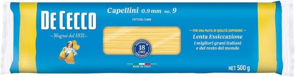 DE CECCO(ディ・チェコ) No.9 カッペリーニ 500g×4個 [正規輸入品] - 画像 (2)