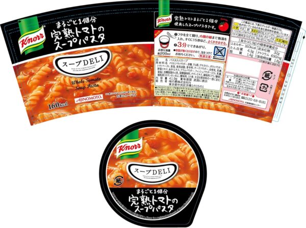 味の素 クノール スープDELI まるごと1個分完熟トマトのスープパスタ 6個 - 画像 (2)