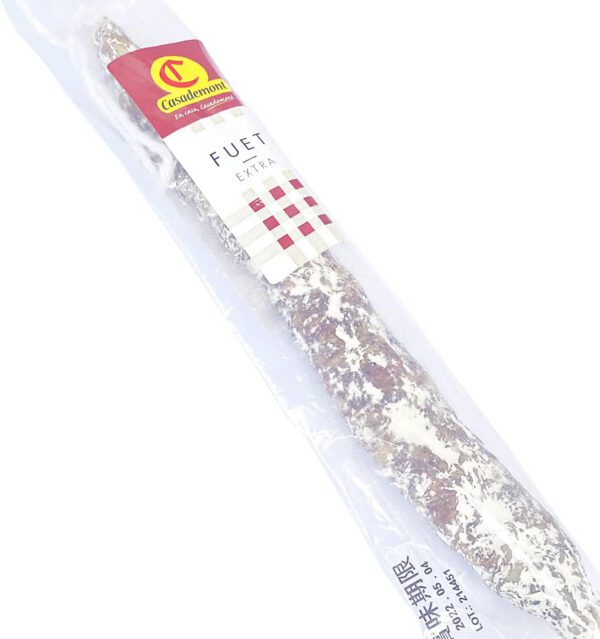 カサデモン社 フエ エクストラ 160g スペイン カタルーニャ産 白カビサラミ おつまみ 前菜 酒の肴